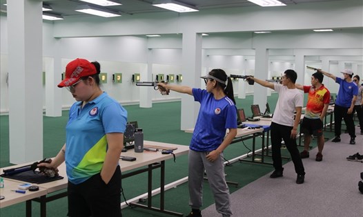 Bắn súng Việt Nam đặt chỉ tiêu cao tại SEA Games 31. Ảnh: Minh Triết