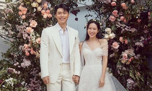 Ảnh cưới Hyun Bin và Son Ye Jin. Ảnh: VAST Entertainment, MSTeam