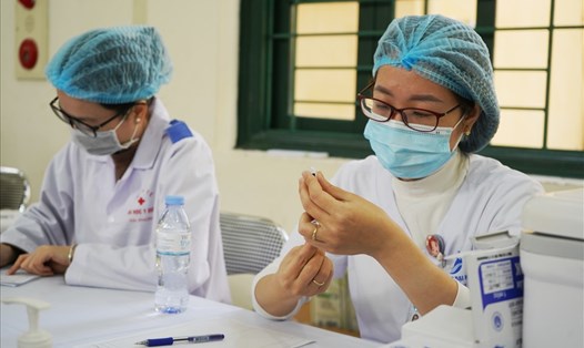 Hải Phòng dự kiếm tiêm vaccine cho trẻ 5-11 tuổi từ trung tuần tháng 4. Ảnh: Mai Dung