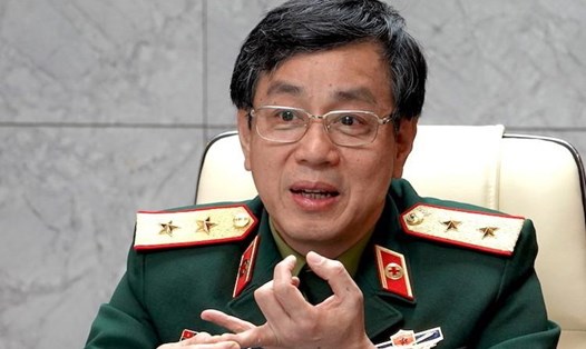 Trung tướng Đỗ Quyết, Phó Bí thư Đảng ủy, Giám đốc Học viện Quân y. Ảnh: Hoàng Thùy.