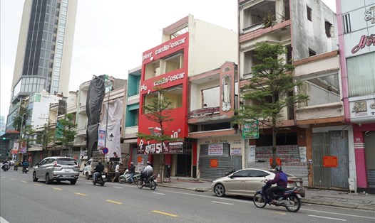 100 căn nhà trên "đất vàng" phải tháo dỡ ở Đà Nẵng. Ảnh: Thanh Chung