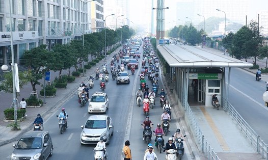 Nghiên cứu xây dựng Đề án phân vùng hạn chế hoạt động của xe máy. Ảnh: Hải Nguyễn