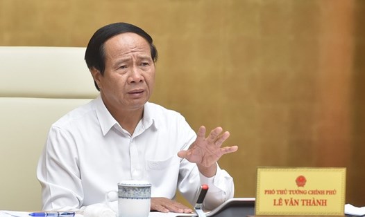 Phó Thủ tướng Chính phủ Lê Văn Thành chủ trì cuộc họp. Ảnh: Đức Tuân