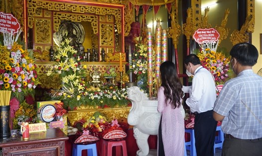 Lễ Giỗ Tổ Hùng Vương là 1 trong 8 lễ hội tiêu biểu của tỉnh Kiên Giang. Ảnh: PV