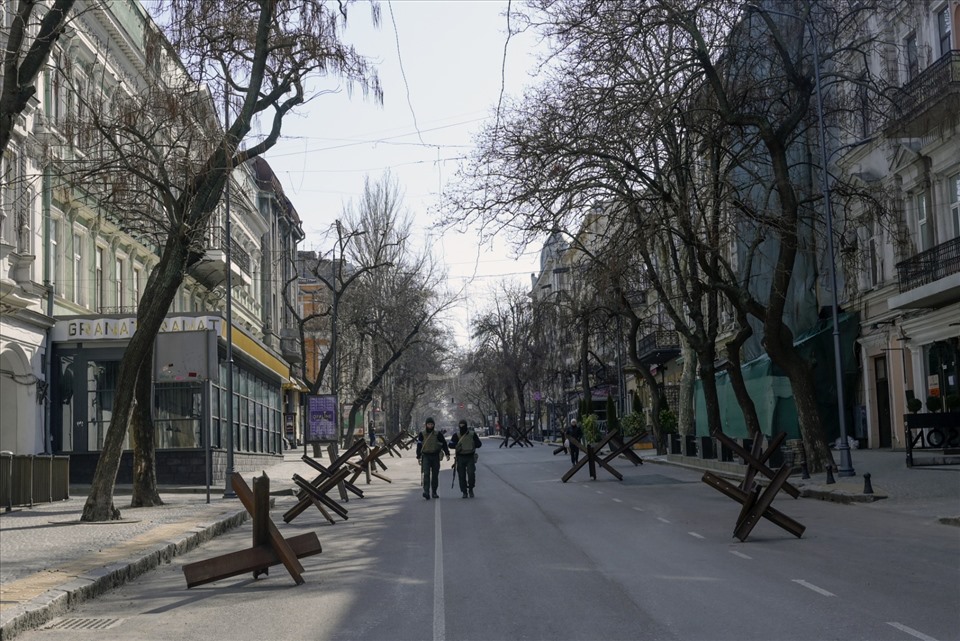 Đường phố Odesa, Ukraina. Ảnh: AFP