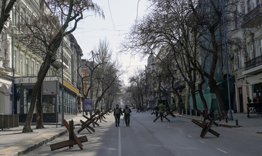 Đường phố Odesa, Ukraina. Ảnh: AFP