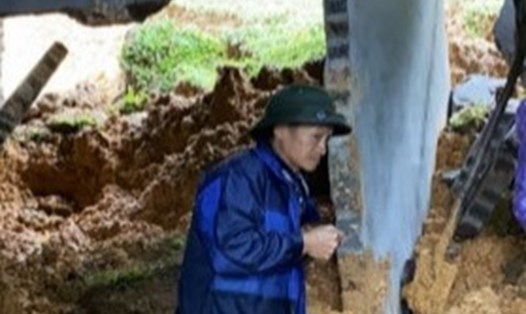 Trên địa bàn huyện Bắc Sơn tỉnh Lạng Sơn đã xảy ra một vụ sạt sở đất khiến 1 người phụ nữ tử vong. Ảnh: CTV.