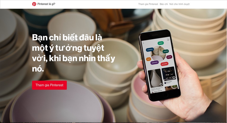Pinterest ra mắt ứng dụng mới dành cho người sáng tạo video. Ảnh chụp màn hình