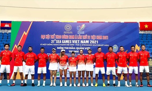 Tuyển quần vợt Việt Nam sẵn sàng cho mục tiêu giành nhiều huy chương tại SEA Games 31. Ảnh: Thanh Thúy