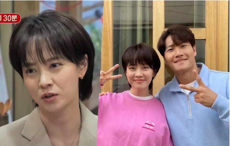 Song Ji Hyo nói về việc bị gán ghép với Kim Jong Kook trong “Running Man”. Ảnh chụp màn hình Song Ji Hyo nói về việc bị gán ghép với Kim Jong Kook trong “Running Man”. Ảnh chụp màn hình