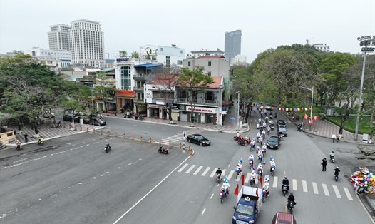 Khu vực Quảng trường Nhà hát thành phố nơi diễn ra chương trình nghệ thuật chào mừng Lễ hội. Ảnh: Cổng TTĐT Hải Phòng