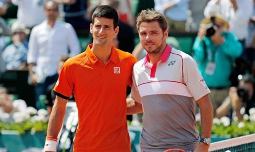 Novak Djokovic và Stan Wawrinka sẽ có lần thứ 26 đối đầu nhau trong sự nghiệp. Ảnh: ATP