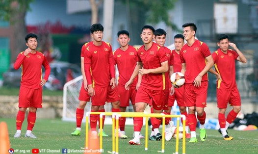 U23 Việt Nam sẽ phải sử dụng đội hình mạnh nhất để đấu U23 Myanmar. Ảnh: VFF
