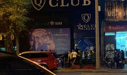 Công an TP.Việt Trì kiểm tra bar Q Club Lounge tối 10.5.