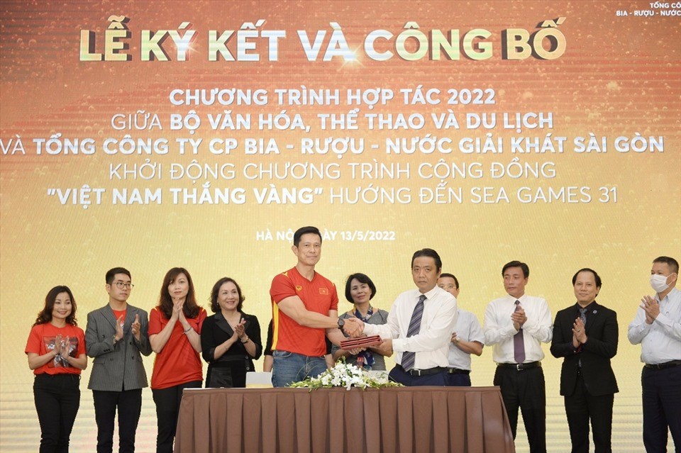 Lễ ký kết hợp tác giữa Bộ VHTTDL và SABECO. Ảnh: BTC Lễ ký kết hợp tác giữa Bộ VHTTDL và SABECO. Ảnh: BTC