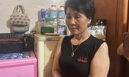 Đối tượng Trần Thị Hiền (53 tuổi) trú xóm Kim Mỹ, Nghi Ân, TP. Vinh là chủ chứa tụ điểm mại dâm. Ảnh: HĐ