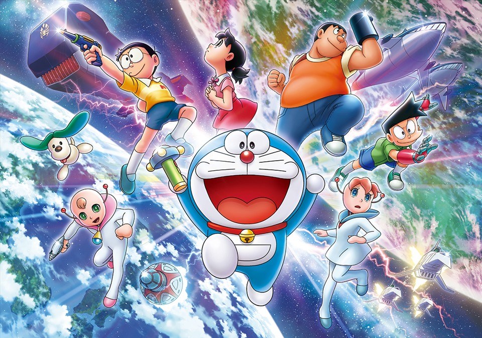 Loạt bảo bối của Doraemon. Ảnh: CGV.
