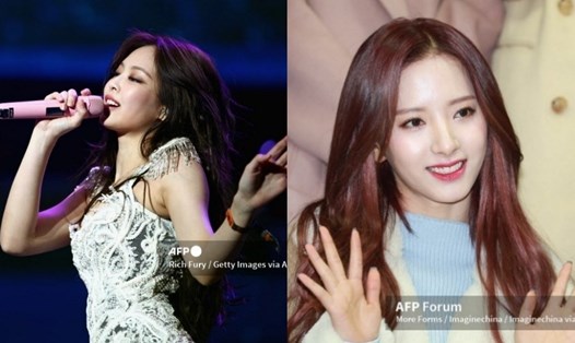 Bộ đôi idol - Jennie - Bona. Ảnh: AFP.