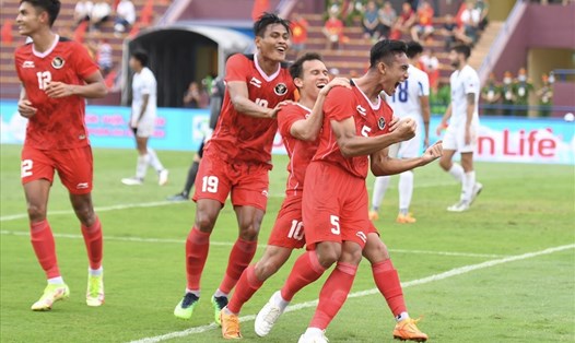 U23 Indonesia muốn giành vé vào bán kết môn bóng đá nam SEA Games 31. Ảnh: Hải Nguyễn