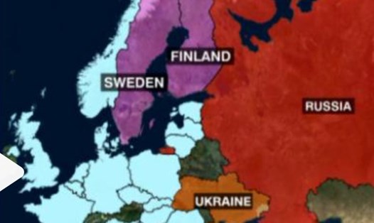 Nếu Phần Lan và Thụy Điển gia nhập NATO, Nga sẽ có chung đường biên giới dài hơn 2.500 km với 6 nước thành viên NATO. Ảnh: CNN