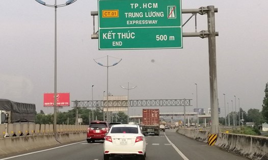 Cao tốc Thành phố Hồ Chí Minh - Trung Lương. Ảnh: GT