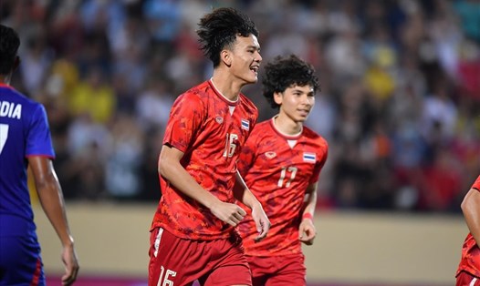 U23 Thái Lan còn cơ hội giành ngôi đầu bảng B. Ảnh: Changsuek