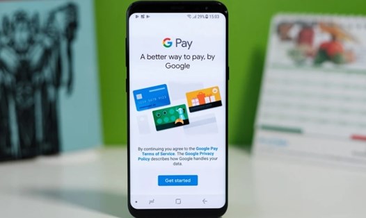 Google Pay sẽ có tính năng tự chọn thẻ có lợi nhất cho người dùng khi mua hàng online. Ảnh chụp màn hình