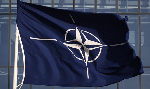 Cờ của NATO. Ảnh: AFP