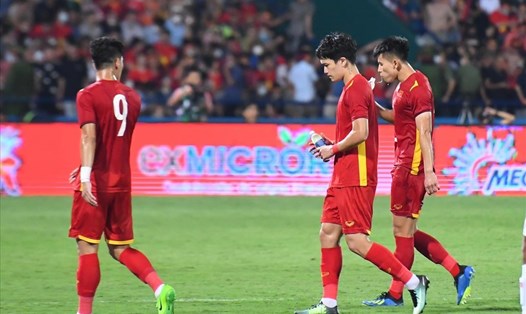 U23 Việt Nam đối mặt nhiều nỗi lo trước thềm bán kết SEA Games 31 với U23 Malaysia. Ảnh: Minh Hiếu
