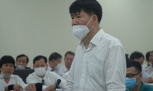 Cựu Thứ trưởng Bộ Y tế - bị cáo Trương Quốc Cường. Ảnh: C.H