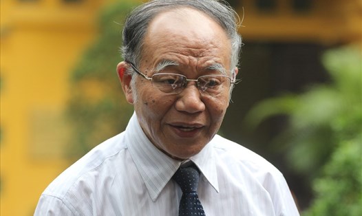 GS.TS Hoàng Chí Bảo - chuyên gia cao cấp, nguyên Ủy viên Hội đồng lý luận Trung ương. Ảnh: Trần Vương