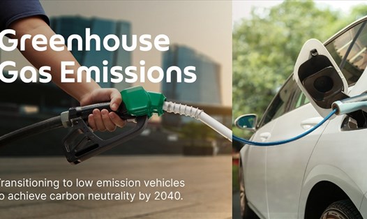 Grab cam kết tích cực giảm thiểu mức phát thải khí các-bon, với mục tiêu trở nên trung hoà các-bon vào năm 2040