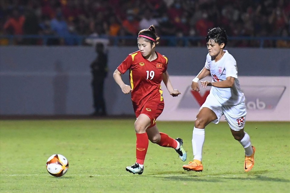 Thắng Myanmar, tuyển nữ Việt Nam đối đầu Thái Lan ở chung kết bóng đá nữ SEA Games 31
