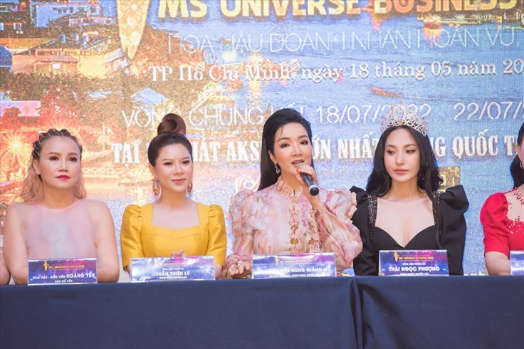 Hoa hậu Hoàn vũ Thái Lan làm giám khảo Hoa hậu Doanh nhân Hoàn vũ 2022