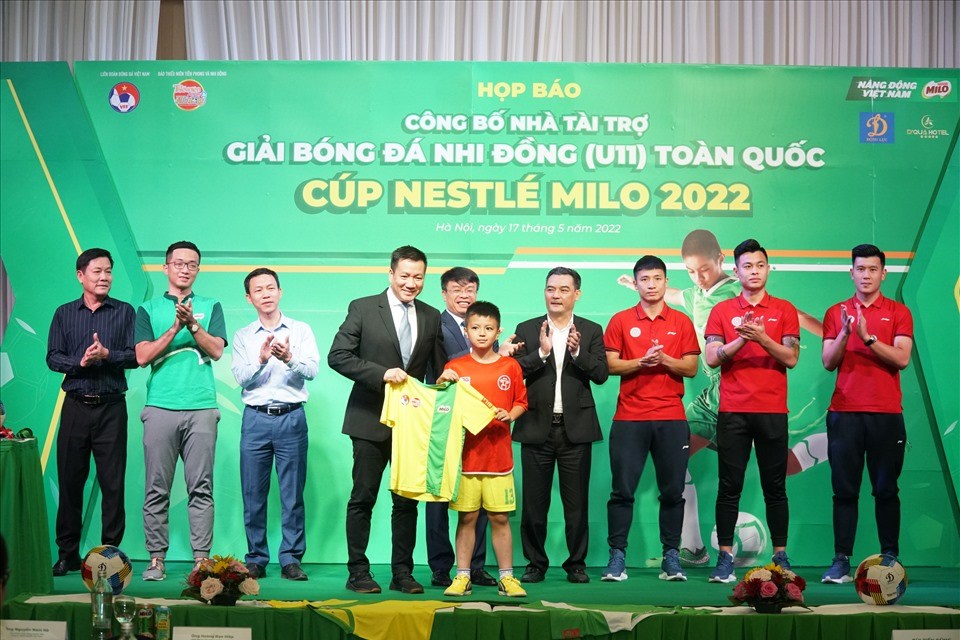 Công bố nhà tài trợ Giải Bóng đá U11 toàn quốc 2022 – Cúp Nestlé MILO