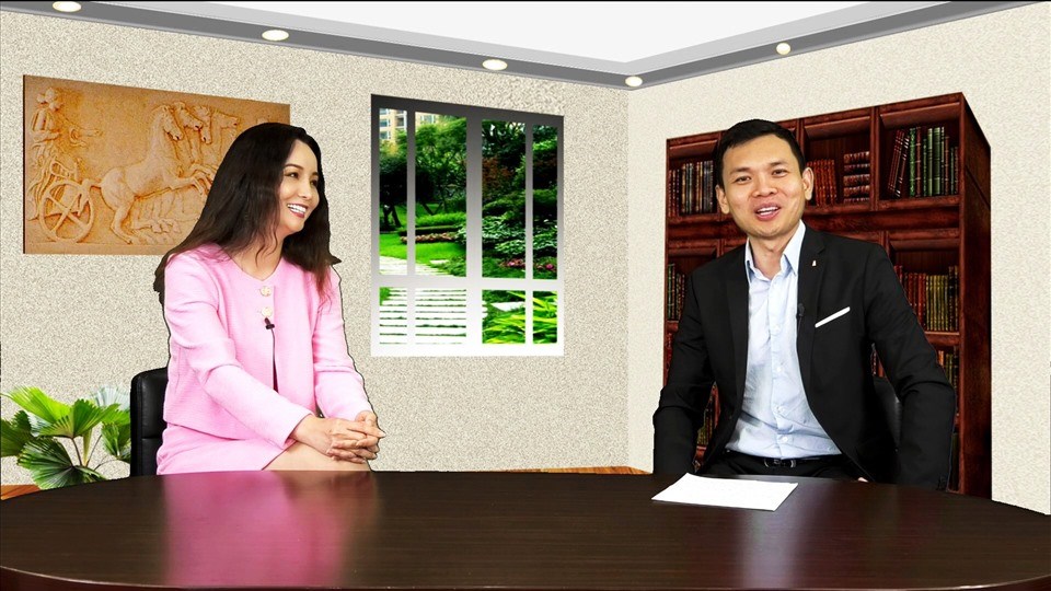 MC Gia Thành và Mai Thu Huyền. Ảnh: NSCC. MC Gia Thành và Mai Thu Huyền. Ảnh: NSCC.