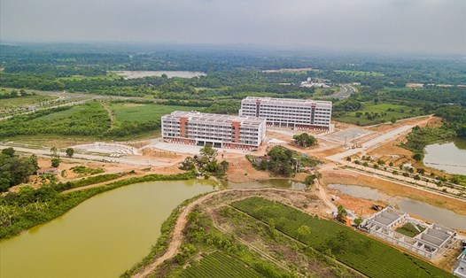 Ngày 19.5, Đại học Quốc gia Hà Nội chính thức chuyển trụ sở lên Hòa Lạc. Ảnh: VNU