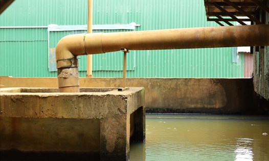 Nhà máy nước sạch của xã Hữu Bằng. Ảnh: Nguyễn Thúy