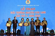 Giới thiệu cán bộ Công đoàn đề nghị trao tặng Giải thưởng Nguyễn Văn Linh