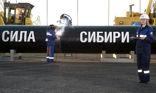 Nga cung cấp khí đốt cho Trung Quốc qua đường ống Sức mạnh Siberia. Ảnh: Wiki