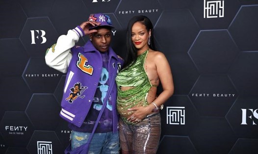 Rihanna và A$AP Rocky. Ảnh chụp màn hình