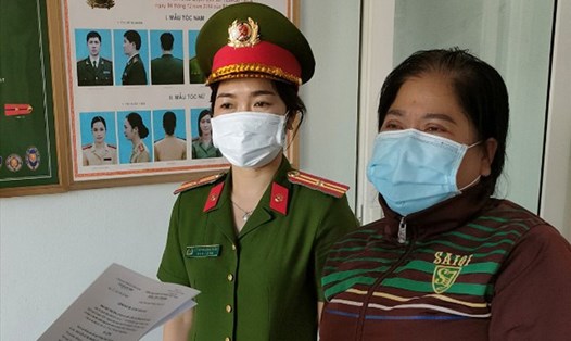 Đối tượng Nguyễn Lê Thị Thanh Vân bị bắt tạm giam về tội lừa đảo chiếm đoạt tài sản. Ảnh: Công an