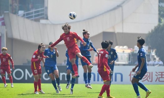 Tuyển nữ Việt Nam vs Thái Lan gặp nhau tại chung kết SEA Games 31. Ảnh: AFC