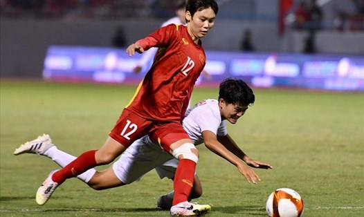 Tuyển nữ Việt Nam quyết bảo vệ tấm huy chương vàng môn bóng đá nữ. Ảnh: Minh Hiếu
