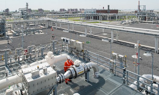 Cơ sở của công ty khí đốt Na Uy Gassco ở Emden, Đức. Ảnh: Getty Images