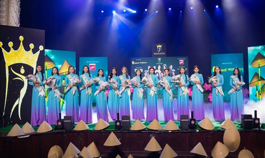 14 thí sinh vào chung kết Hoa hậu Môi trường Việt Nam. Ảnh: BTC.