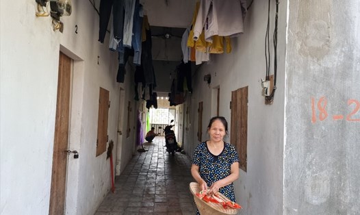 Một khu nhà trọ dành cho công nhân tại xóm Yên Xá – xã Hưng Đông, TP Vinh (Nghệ An). Ảnh: QĐ