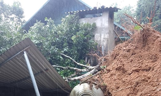 Mưa lớn kéo dài gây thiệt hại nặng nề toàn tỉnh Tuyên Quang. Ảnh: BTQ