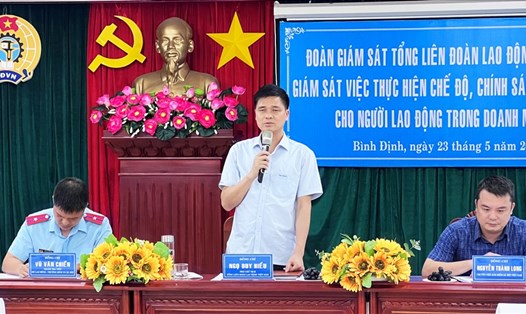 Phó Chủ tịch Ngọ Duy Hiểu: Đề nghị chính quyền, sở, ngành phối hợp chặt chẽ hơn với tổ chức công đoàn trong việc đảm bảo thực thi pháp luật lao động.
