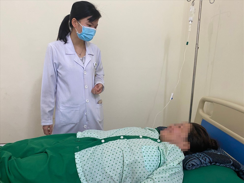 Bệnh nhân vào cấp cứu tại bệnh viện vì đau nhiều vùng hạ vị. Ảnh: BV Bệnh nhân vào cấp cứu tại bệnh viện vì đau nhiều vùng hạ vị. Ảnh: BV